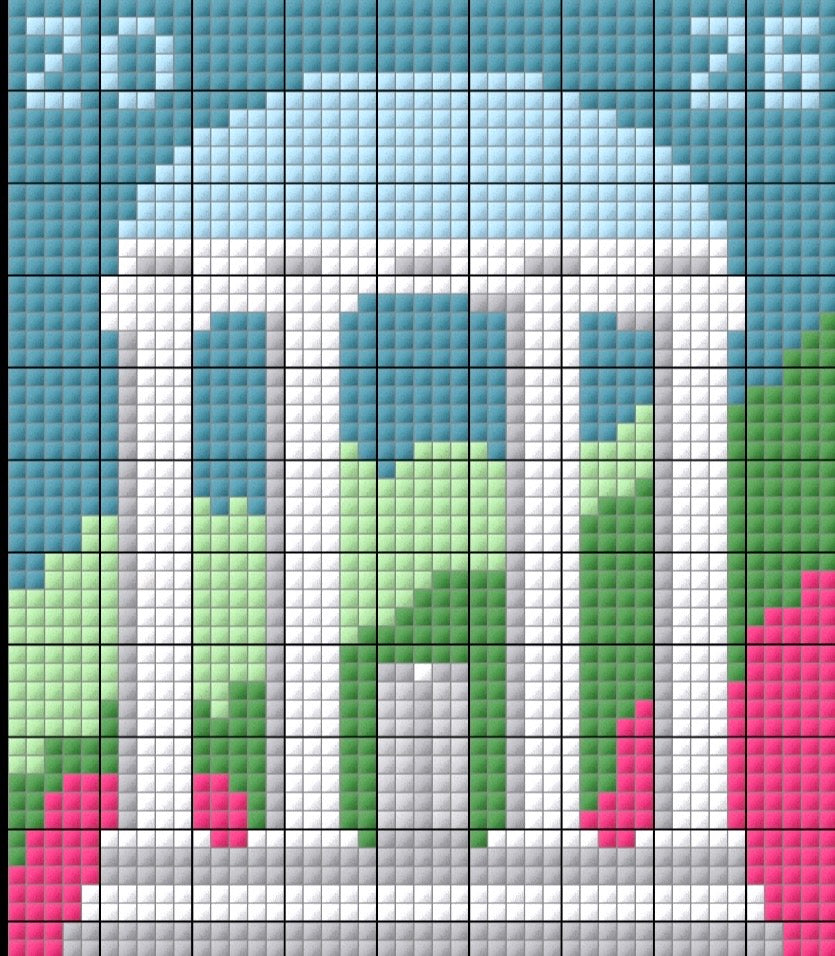 Custom-designed Needlepoint Canvas