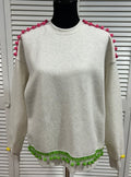 Pom Pon Fringe Sweatshirt