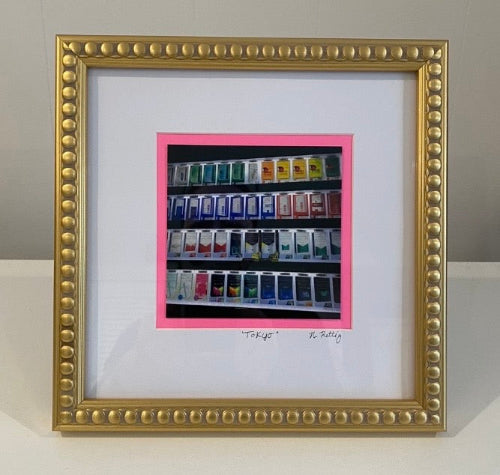 'Tokyo' Photograph with Gold Textured Frame