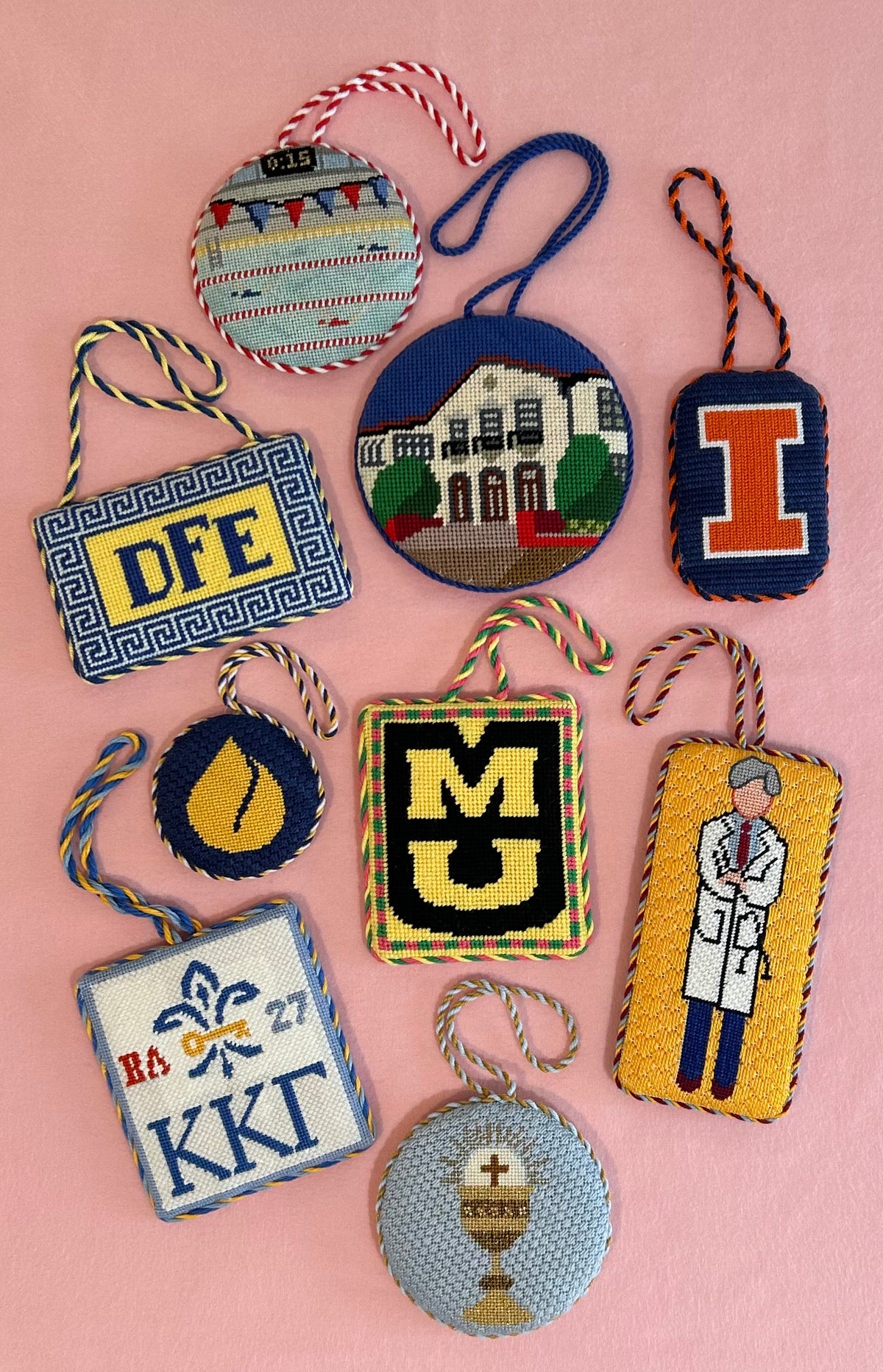 Needlepoint Ornament Finishing