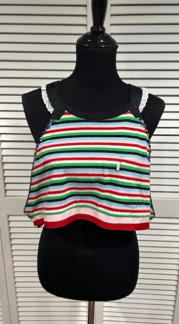 Reimagined - Cropped Tank Top from and old Vintage Tee